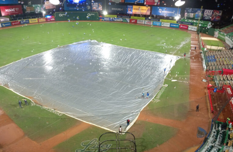 Suspenden dos partidos del miércoles por lluvia